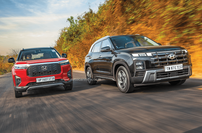 Hyundai Creta IVT vs Honda Elevate CVT comparison